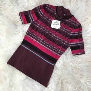 OPENING CEREMONY Printed Mock Neck Top